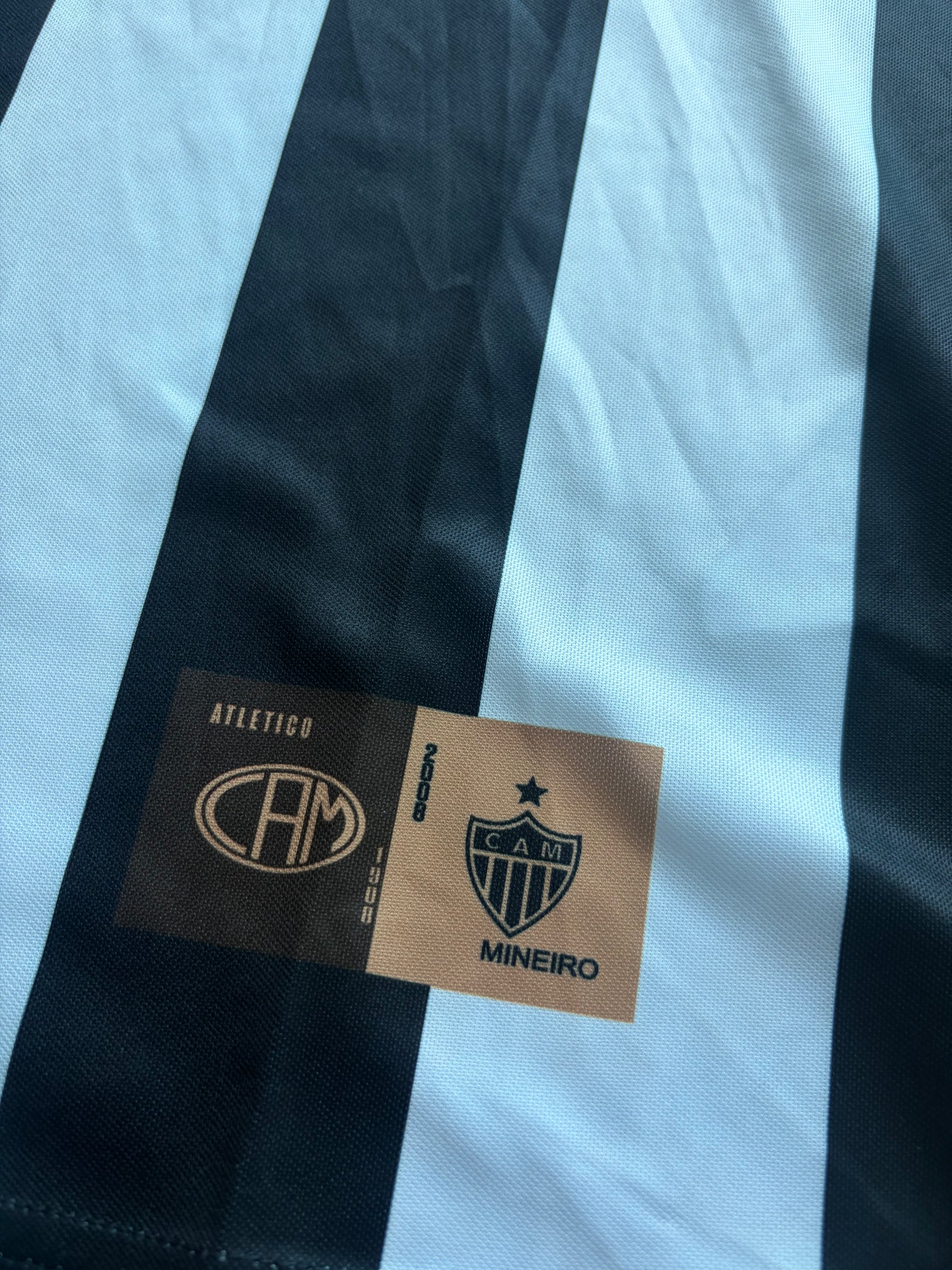 Camisa Atlético Mineiro 2008 - Retrô Masculino - Alvinegra / Pronta Entrega
