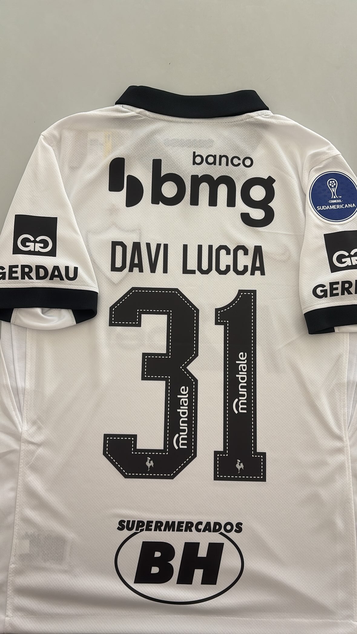 Camisa Masculina Atlético Mineiro II 2026 Torcedor (Patch SUDAMERICANA + NOME + NÚMERO + PATROCINADORES) - Pronta Entrega