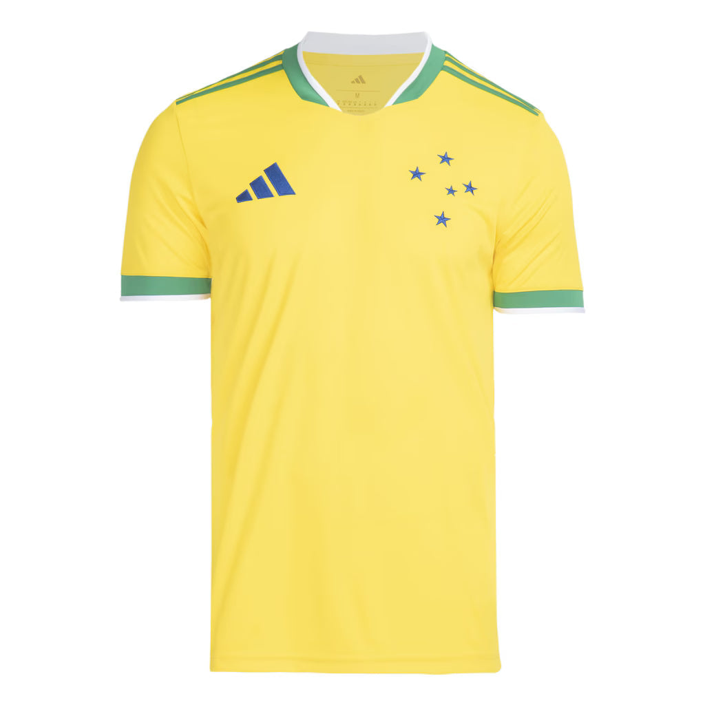 Camisa Cruzeiro 2026/27 Verde Amarela Copa do Mundo - Pronta Entrega